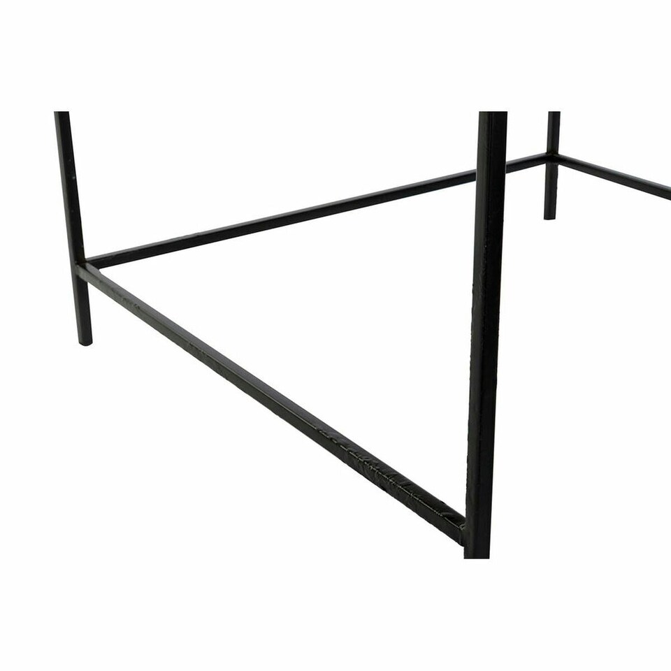 image 1 of Side table DKD Home Decor 61 x 61 x 49 cm Black Golden Steel Aluminium N/A