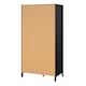 image 4 of Barcelona Wardrobe with 2 Doors in Matt Black