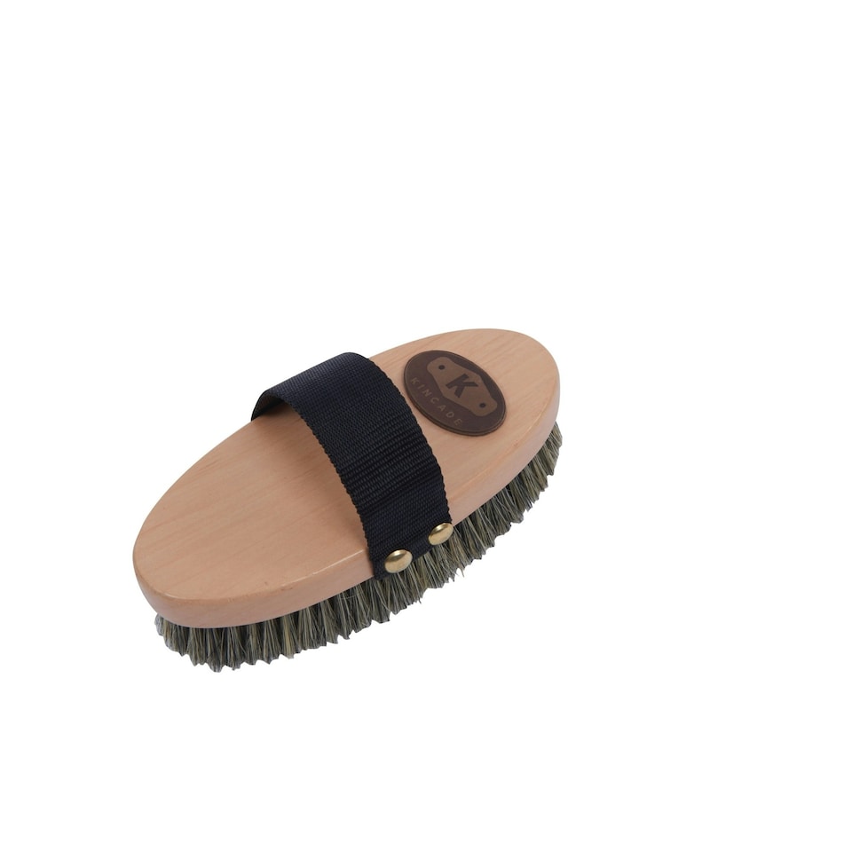 Kincade Wooden Deluxe Pig And Horse Bristle Body Brush - Natural - One Size