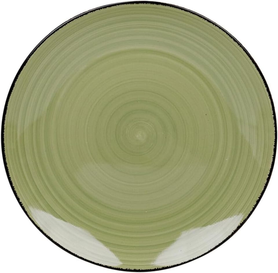 image 1 of Coloured Stone Glazed Ceramic Dinnerware Crockery Plates Bowls Set | Multi | Multicoloured | 2 Sets (24 Pcs) | 24