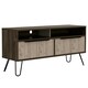 image 2 of Core Products Nevada, Wide Screen TV Rack With 4 Doors H60.6cm x W123.5cm x D38.6cm Brown