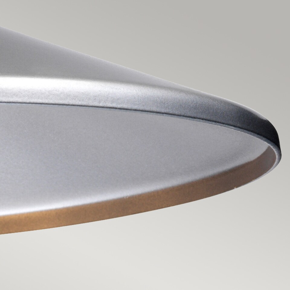 image 1 of Klampenborg 1 Light Outdoor Ceiling Chain Lantern Silver IP44, E27