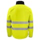 image 2 of Projob Mens Hi-Vis Soft Shell Jacket - Yellow/Black - M