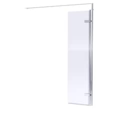 Balterley Contemporary Wetroom Screen Aluminium - Wetroom Swing Screen