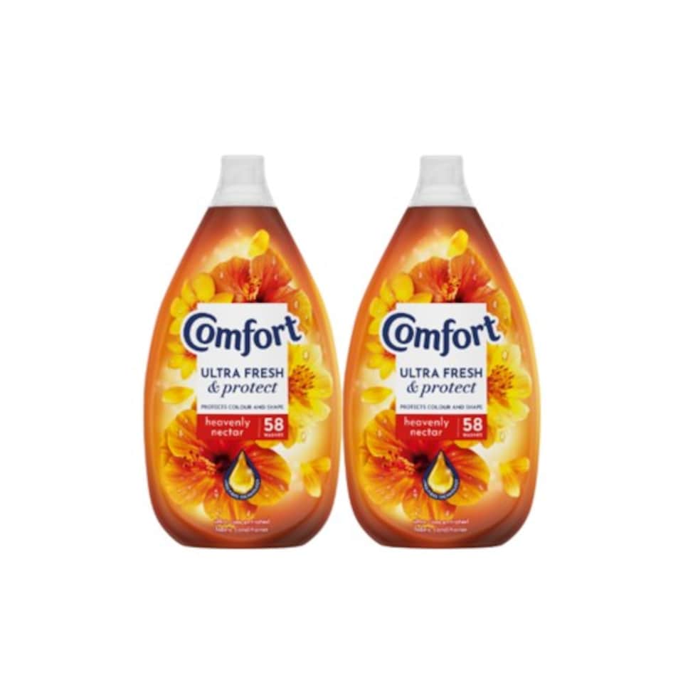 image 1 of Comfort Fresh and Protect Heavenly Nectar Fabric Conditioner 870ml | Orange | 2 - Orange | 2