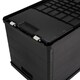 image 7 of 350L Outdoor Patio Anthracite Plastic Garden Storage Box With Handles & Wheels