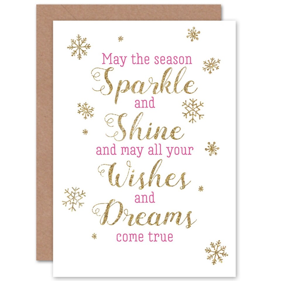 image 1 of Season Sparkle Shine Christmas Card