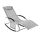 image 1 of SoBuy OGS28-HG,Outdoor Garden Rocking Sun Lounger Recliner