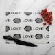 image 2 of Rose & Love Print Glass Chopping Board | Multi