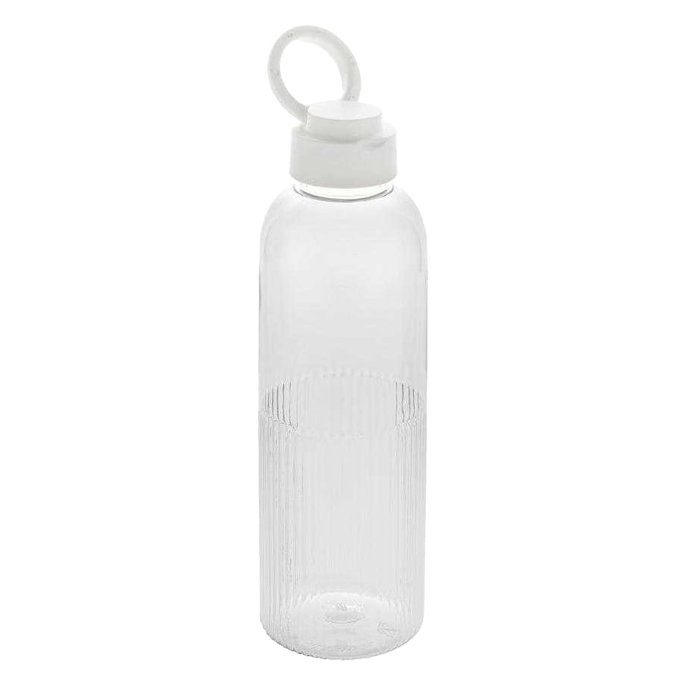 image 1 of XD Collection Ripple RPET 750ml Water Bottle | White | White | 1