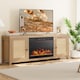 image 8 of COSTWAY Electric Fireplace Insert 750W/1500W Heater Black