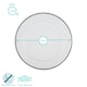 image 3 of Argon Tableware White Enamel Side Plates - 20cm - Grey - Pack of 6 Grey