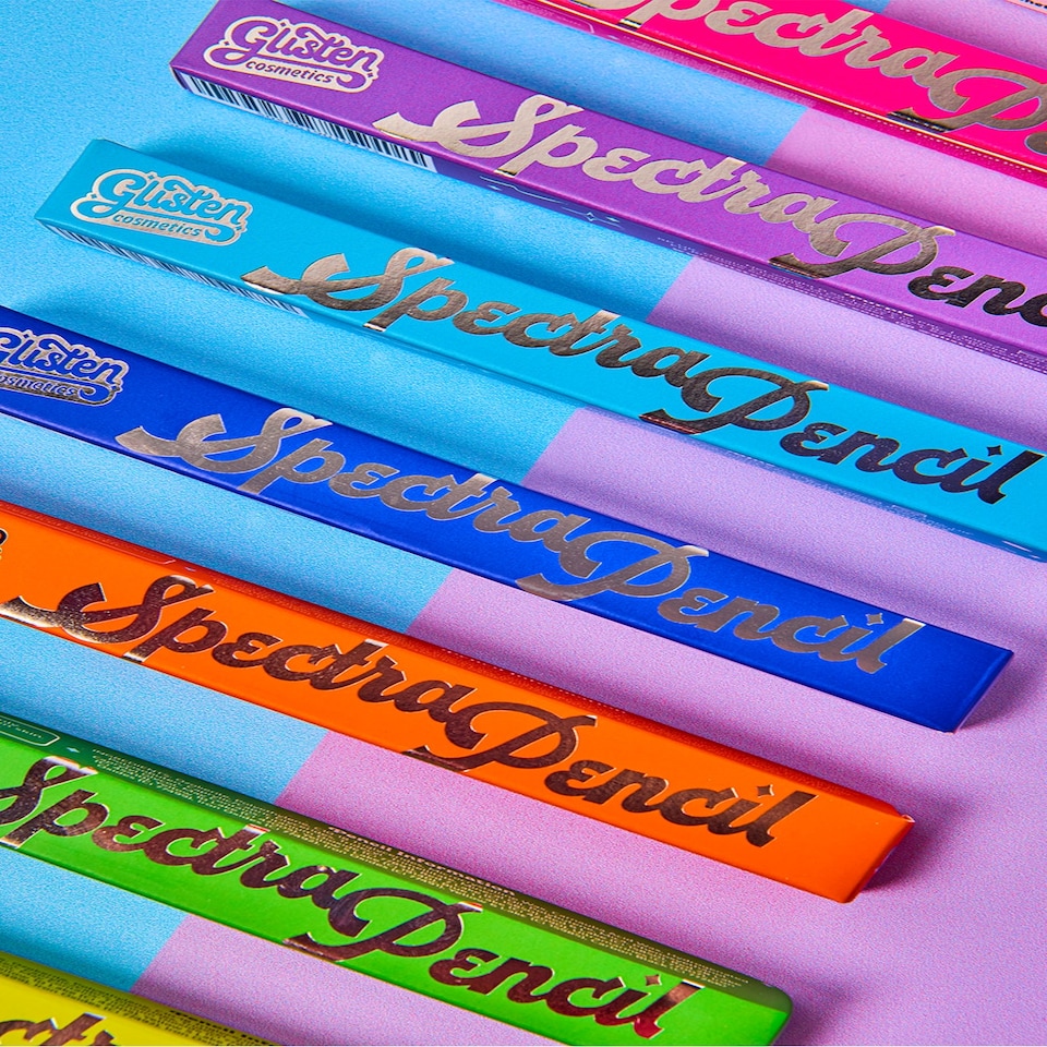 image 1 of Black Spectra Pencil - Colourful Pencil - Glisten Cosmetics Black
