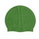 image 2 of SwimTech Unisex Adult Silicone Swim Cap - Green - One Size