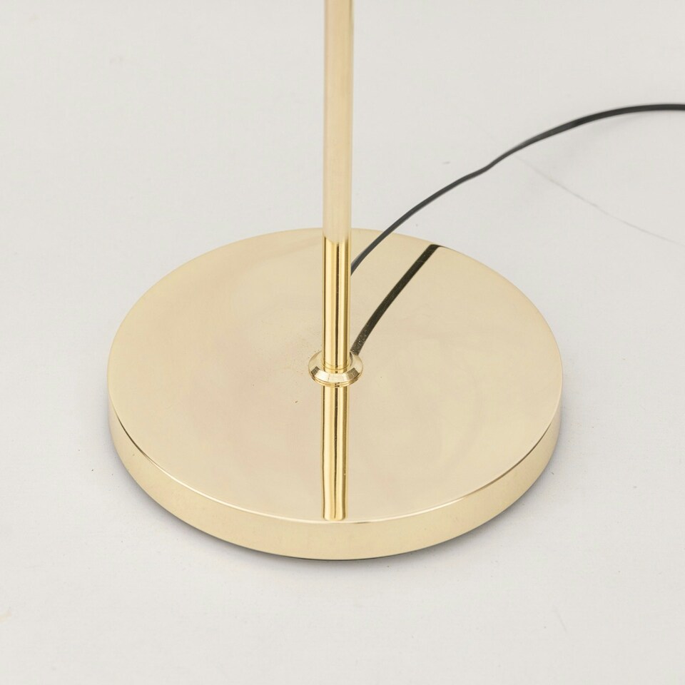 image 1 of First Choice Lighting Cascada Gold and Acrylic Crystal Jewelled Floor Lamp Gold | Clear