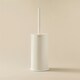 image 2 of Cosmic Toilet Brush and Holder with Durable Stainless Steel, Matt Finish White