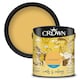 image 2 of Crown Walls & Ceilings Matt 2.5L Mustard Jar