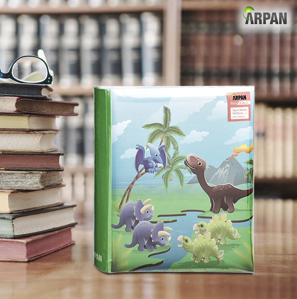 image 1 of ARPAN Photo Album for 200 Photos 6x4" (10x15cm) – Slip In Memo Album with Writing Space & Index Pages – Picture Storage Album for Family, Wedding & Travel Memories