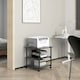 image 6 of HOMCOM Mobile Printer Stand with Storage Printer Table for Home Office Black