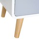 image 8 of HOMCOM Nordic Style Bedside Table End Table Nightstand With Drawer