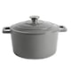 image 1 of Argon Tableware Cast Iron Casserole Dish - 4.5 Litre - Slate Grey Grey