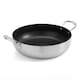 image 4 of Samuel Groves Classic Non-Stick Stainless Steel Triply 28cm Chefs Pan with Side Handles