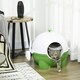 image 7 of PawHut Large Cat Litter Box w/ Scoop, Front Entrance, 53 x 51 x 48cm - Green