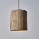 image 1 of ValueLights Natural Rustic Wooden Tree Log Cylinder Ceiling Light Shade