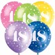 image 1 of Assorted Age 18 Pearlised Biodegradable Latex Balloons 30cm / 12 in - Pack of 5