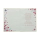 image 2 of I Miss You Pink Floral Design Open Greeting Card