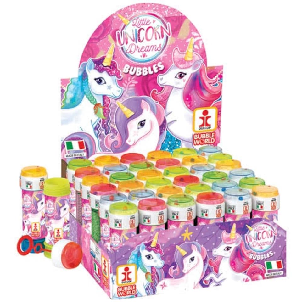 Unicorn Bottle Bubbles - Pack of 36