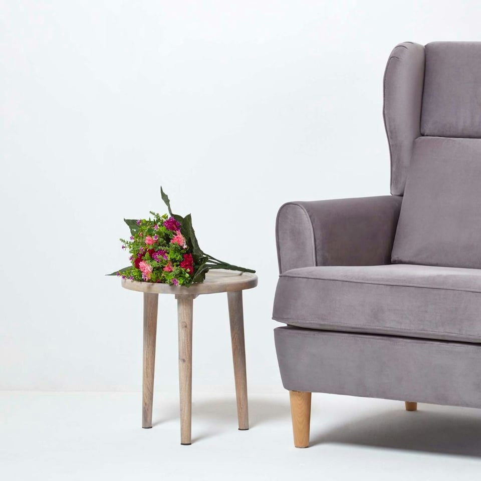 image 1 of Homescapes Multi Colour Artificial Chrysanthemum Flower Bouquet Arrangement