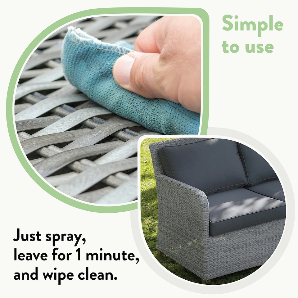 image 1 of Glean Rattan Furniture Foaming Cleaner - 500ml - 2-Pack