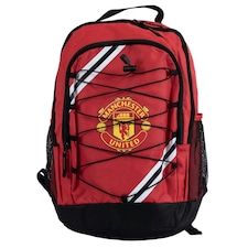 Manchester United FC Core Stripe Backpack - Red/Yellow/Black - One Size