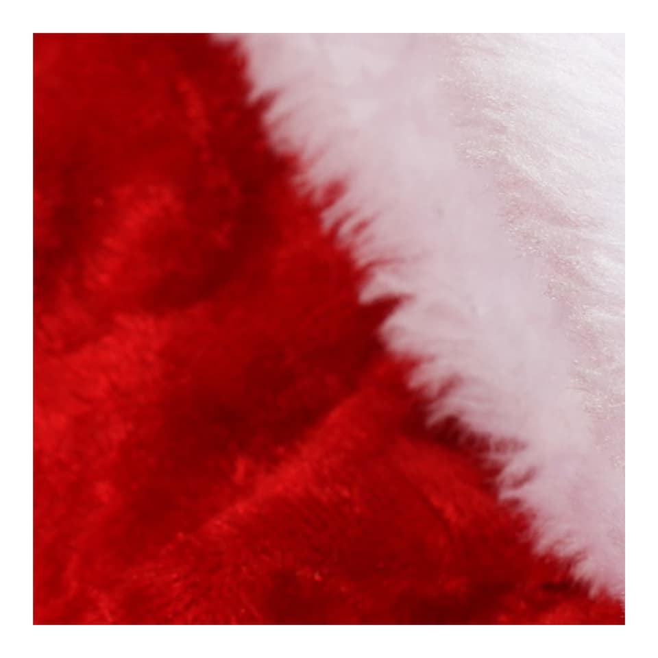 image 1 of Miss Santa Velour Christmas Dress | Red | S