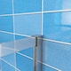 image 4 of Aica Bathrooms 1200x800mm Quadrant Shower Enclosure Walk In Corner Cubicle Glass Screen Door Chrome