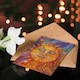 image 4 of The Sun Colourful Watercolour Tarot Card Design Good Luck Card
