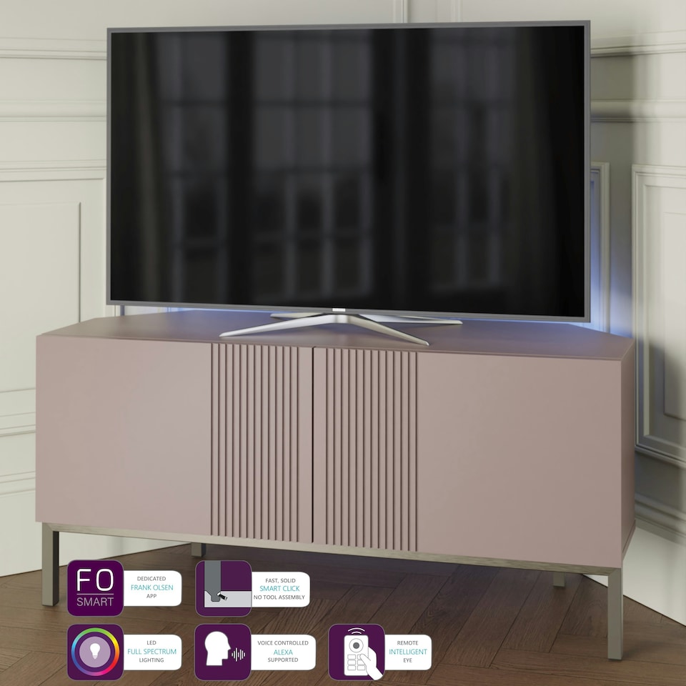 image 1 of Frank Olsen Iona Corner Tv Pink | Mulbery