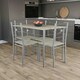 image 5 of Vida Designs Roslyn 4 Seater Dining Set 5 Piece Table & Chairs, Oak