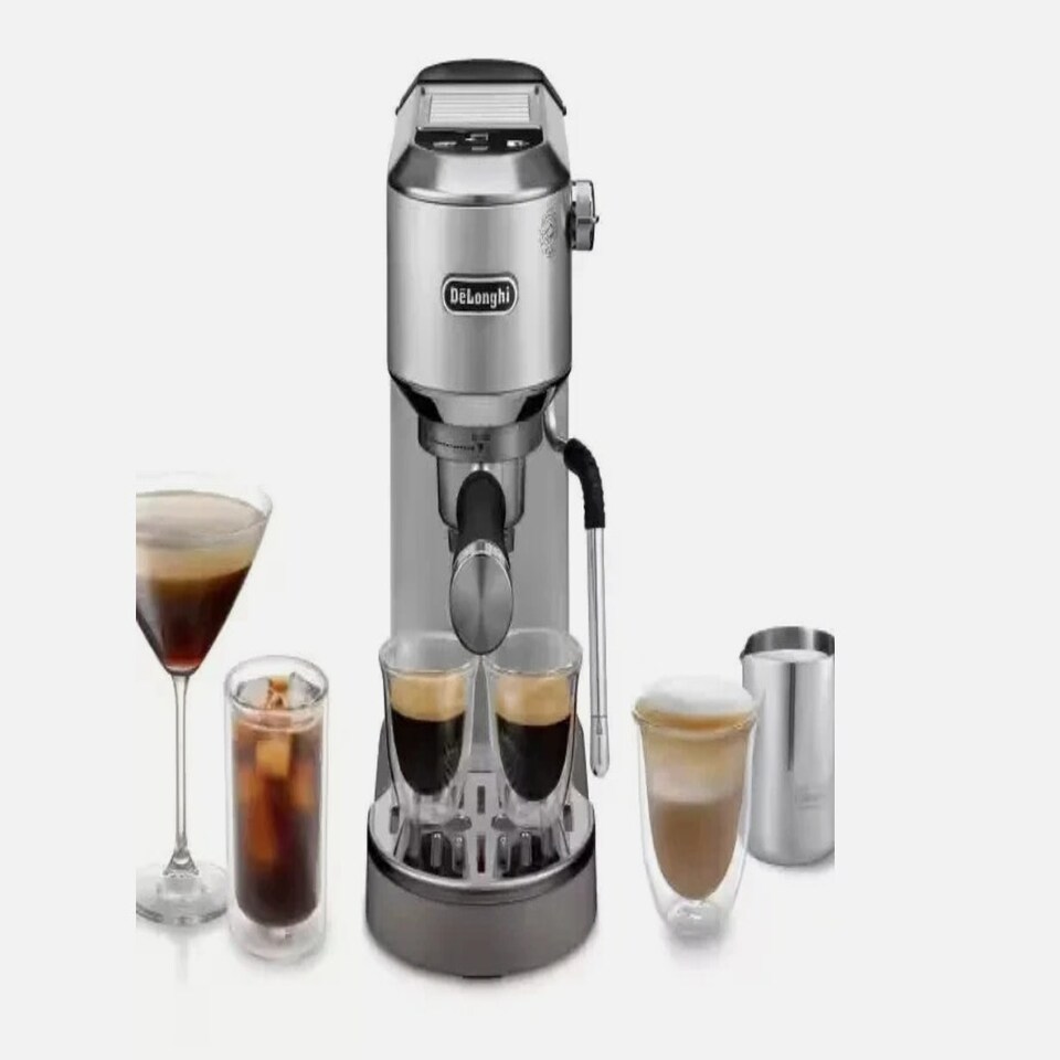 Delonghi Dedica Duo Manual Espresso Machine Silver