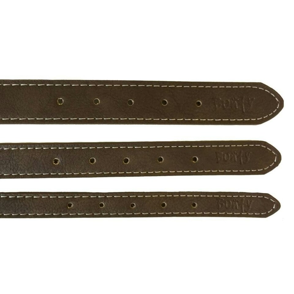 image 1 of Dog Collar - Leather Style Brown | M