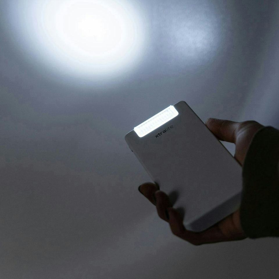 image 1 of Xtralite Duo Lux 3-in-1 Rechargeable LED Torch, Dual Nightlight with Motion Sensor and Dusk-to-Dawn Modes, and Automatic Power Failure Light