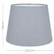 image 3 of ValueLights Aspen Small Grey Pendant Shade