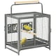 image 1 of PawHut Parrot Cage, Travel Carry Pet Bird Cage Cockatiel w/ Metal Handle