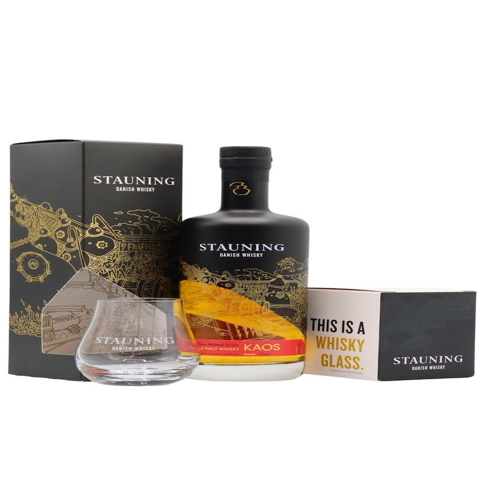 Stauning - Kaos Triple Malt Whisky (Includes Branded Glass)