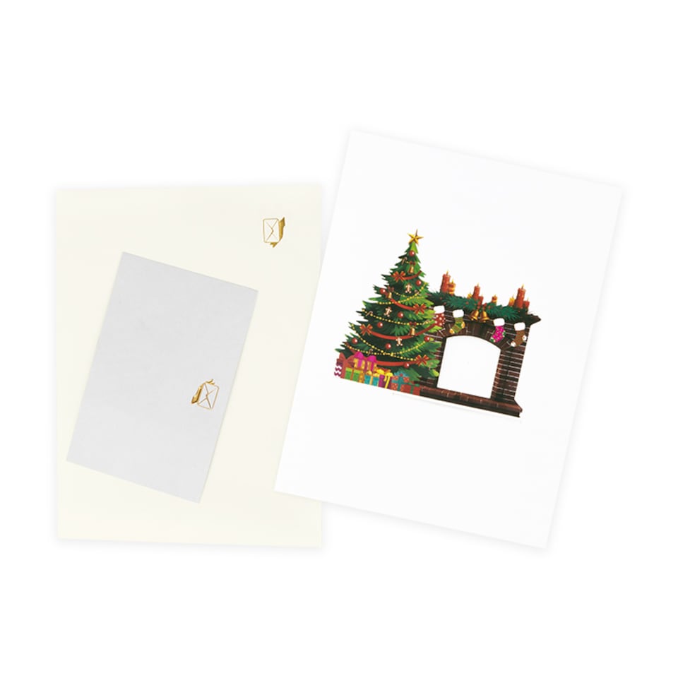 image 1 of Fireside Cheer 3D Pop Up Christmas Money Gift Card
