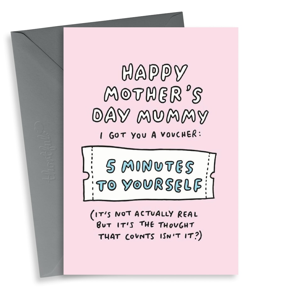 image 1 of Funny Voucher Mother's Day Card For Mum