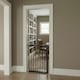 image 2 of Safetots Super Narrow Baby Gate, 60.5cm - 66.5cm, Black, Child Safety Barrier, Pressure Fit Stair Gate | Black | 1
