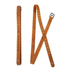 Velociti Lusso Logo Horse Stirrup Leathers | Cream | Tan | 54cm | 1