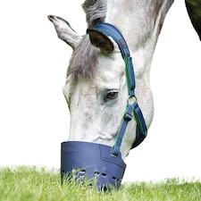 Flexi Horse Grazing Muzzle - Navy - Cob
